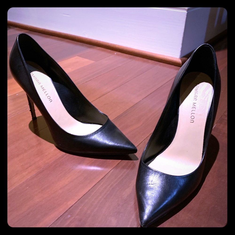 Tamara Mellon Rebel 105 Black Capretto